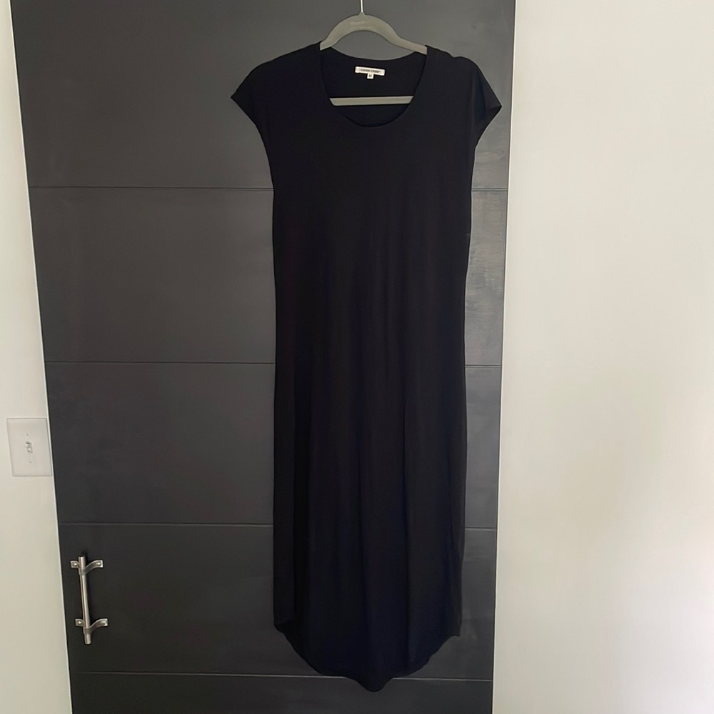Cotton Citizen Black Midi Dress